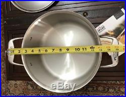 All-Clad D5 Stock Pot 8Qt 5-ply Brushed Stainless(see Details)