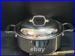 All-Clad D7 Stainless Steel 7-Ply 6 Qt Stock Pot with Dome Lid