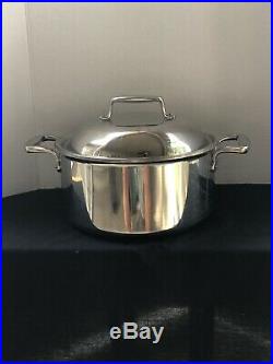 All-Clad D7 Stainless Steel 8-Qt. Round Oven with Lid. Stock Pot. Roaster