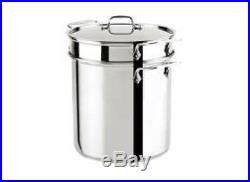 All-Clad E796S364 Polished Stainless Steel Dishwasher Safe 12-Qt Multi Cooker