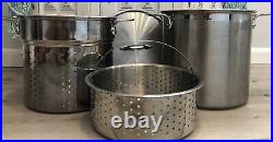 All-Clad E796S364 Specialty Stainless Steel Dishwasher Safe 12 QT Multi Cooker