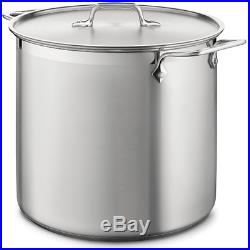 All-Clad E796S364 Specialty Stainless Steel Stock Pot 12 qt Multi Cooker 3 piece