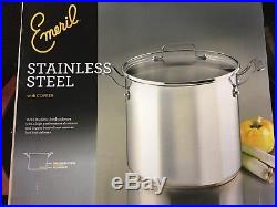 All-Clad Emeril 8 qt Stock Pot Lid Stainless Steel Copper Core