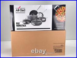 All-Clad HA1 Hard Anodized Nonstick Cookware, 10 PC Set Oven Safe 500F- Lid