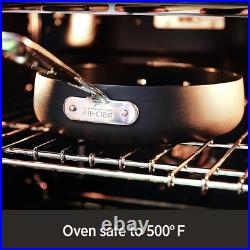 All-Clad HA1 Hard Anodized Nonstick Cookware, 10 PC Set Oven Safe 500F- Lid
