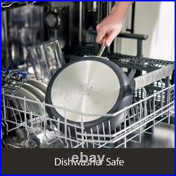 All-Clad HA1 Hard Anodized Nonstick Cookware, 10 PC Set Oven Safe 500F- Lid