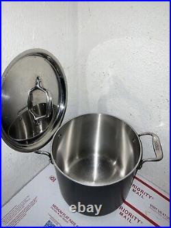 All Clad LTD2 Anodized Stainless 6Qt With Lid Stockpot Used