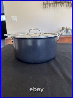 All-Clad LTD2 LARGE Pot 8 Qt Stainless Steel Anodized Aluminum Induction With Lid