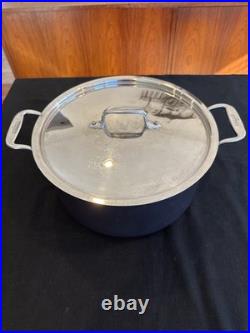 All-Clad LTD2 LARGE Pot 8 Qt Stainless Steel Anodized Aluminum Induction With Lid