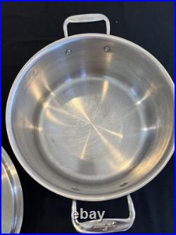 All-Clad LTD2 LARGE Pot 8 Qt Stainless Steel Anodized Aluminum Induction With Lid