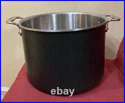 All Clad LTD Anodized Stainless 12 Qt Stock Pot Cooking Stockpot
