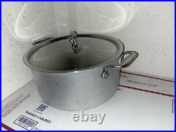 All-Clad LTD Vintage Stock Pot 8Qt Stainless Steel Hard Anodized WithLid