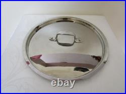 All Clad Large Cooking Stock Pot With Lid Stainless Steel 8 Quart VGC