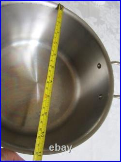 All Clad Large Cooking Stock Pot With Lid Stainless Steel 8 Quart VGC