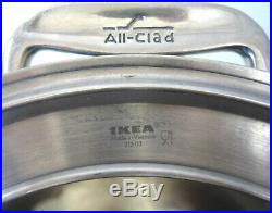 All Clad Ltd Anodized Stainless 8 qt Stock Pot Dutch Oven & IKEA GLASS LID