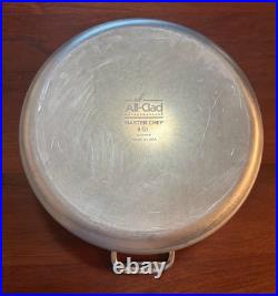All Clad Master Chef 8 qt Stock Pot with Lid USA Aluminum with Stainless inide