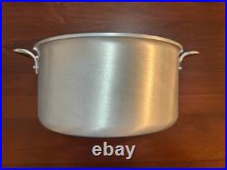 All Clad Master Chef 8 qt Stock Pot with Lid USA Aluminum with Stainless inide