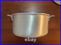 All Clad Master Chef 8 qt Stock Pot with Lid USA Aluminum with Stainless inide