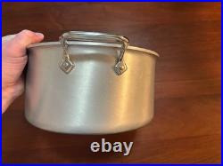 All Clad Master Chef 8 qt Stock Pot with Lid USA Aluminum with Stainless inide