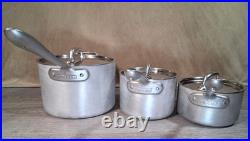 All-Clad Master Chef Cookware Set (10 Nice Pcs. Pots/Pans/Lids) Very Clean