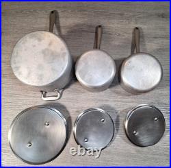 All-Clad Master Chef Cookware Set (10 Nice Pcs. Pots/Pans/Lids) Very Clean