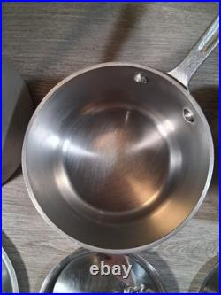 All-Clad Master Chef Cookware Set (10 Nice Pcs. Pots/Pans/Lids) Very Clean