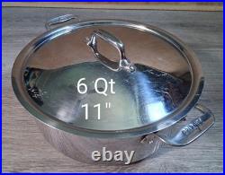 All-Clad Master Chef Cookware Set (10 Nice Pcs. Pots/Pans/Lids) Very Clean