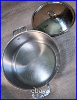All-Clad Master Chef Cookware Set (10 Nice Pcs. Pots/Pans/Lids) Very Clean