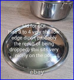 All-Clad Master Chef Cookware Set (10 Nice Pcs. Pots/Pans/Lids) Very Clean All-Clad Master Chef Cookware Set (10 Nice Pcs. Pots/Pans/Lids) Very Clean