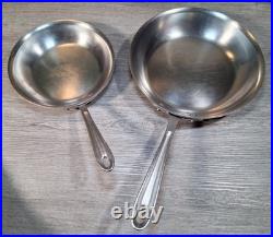 All-Clad Master Chef Cookware Set (10 Nice Pcs. Pots/Pans/Lids) Very Clean