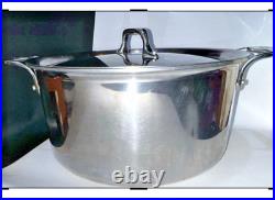 All Clad Metal Crafters 8 Quart Stock Pot with Lid USA Made