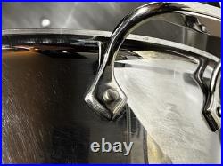 All Clad Metal Crafters 8 Quart Stock Pot with Lid USA Made