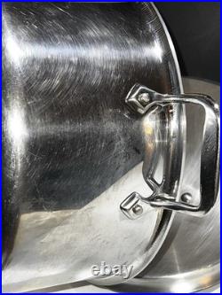 All Clad Metal Crafters 8 Quart Stock Pot with Lid USA Made
