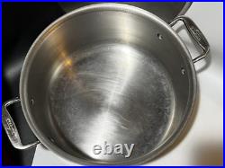 All Clad Metal Crafters 8 Quart Stock Pot with Lid USA Made