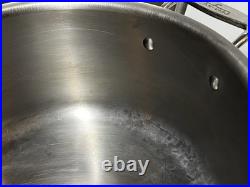 All Clad Metal Crafters 8 Quart Stock Pot with Lid USA Made