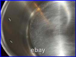 All Clad Metal Crafters 8 Quart Stock Pot with Lid USA Made