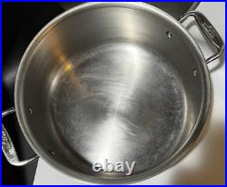 All Clad Metal Crafters 8 Quart Stock Pot with Lid USA Made