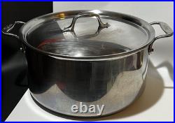 All Clad Metal Crafters 8 Quart Stock Pot with Lid USA Made