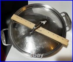 All Clad Metal Crafters 8 Quart Stock Pot with Lid USA Made