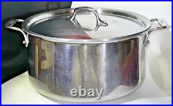 All Clad Metal Crafters 8 Quart Stock Pot with Lid USA Made