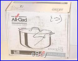 All-Clad Metal Crafters LLC 8 QT. Stainless Steel Aluminum Stockpot with Lid