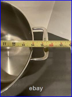 All Clad RARE 20 Quart XXL Brushed Stainless Steel Stock Pot No Lid EUC