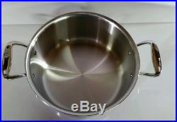 All-Clad SD755086 18/10 D7 Stainless Steel 7 Ply Round Oven Stock Pot New