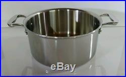 All-Clad SD755086 18/10 D7 Stainless Steel 7 Ply Round Oven Stock Pot New