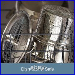 All-Clad Specialty Stainless Steel Stockpot, Multi-Pot with 6 Quarts, Silver