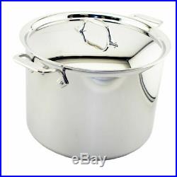 All-Clad Stainless 12-Quart Stock Pot with Lid 4512 D3 Tri-Ply NEW IN BOX