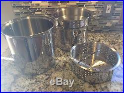 All-Clad Stainless 12 qt Disc Bottom Multi-Cooker Stock Pot 59912 NEW E796S364