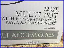 All-Clad Stainless 12 qt Disc Bottom Multi-Cooker Stock Pot 59912 NEW E796S364