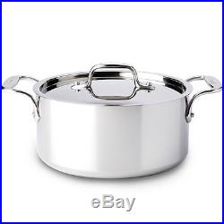 All Clad Stainless 3 qt Quart Casserole Stock Sauce Pot withLid Model #4303 NEW