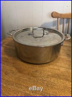 All Clad Stainless 5 Quart Stock Pot With LID USA